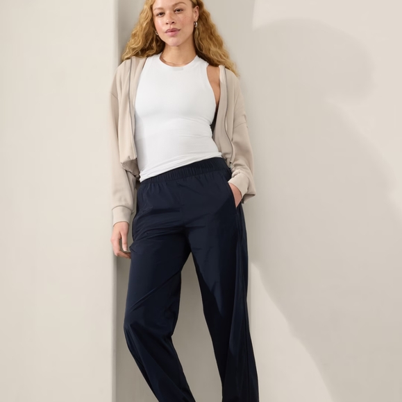 Athleta Renew Seamless Racerback Tank size small white ribbed - Picture 1 of 9